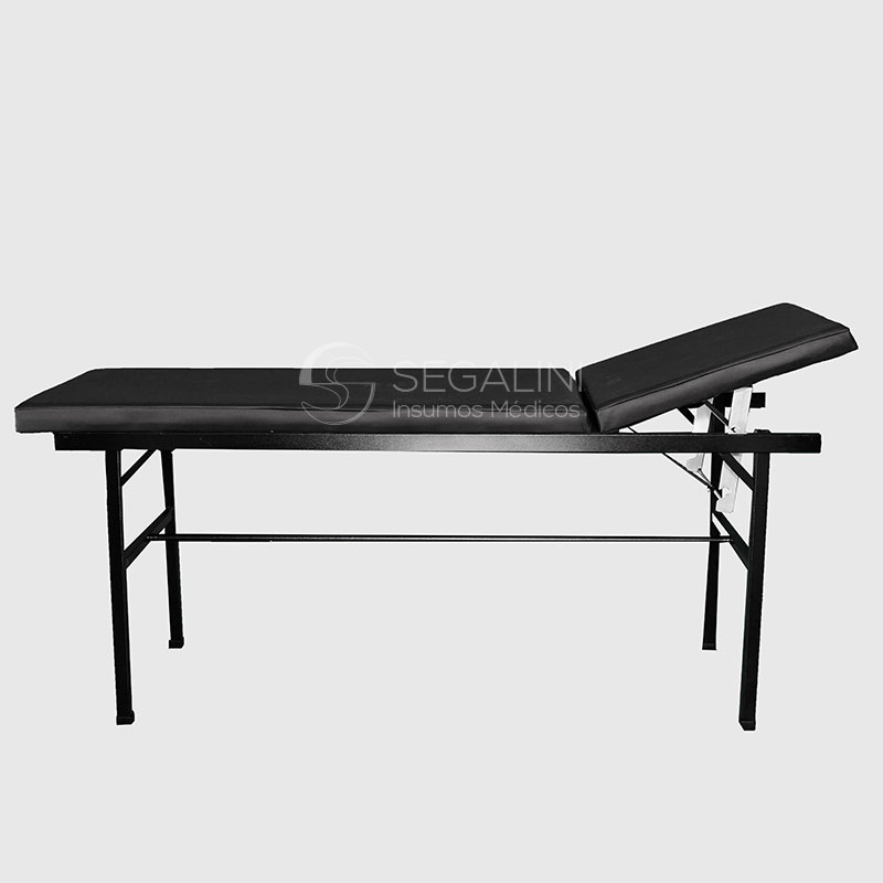 Camilla clínica con movimiento de cabezal 