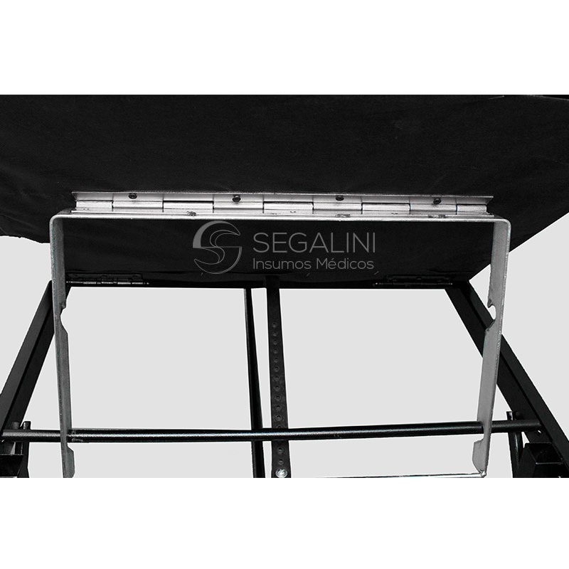 Camilla clínica con movimiento de cabezal 