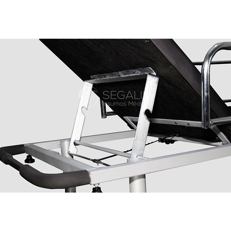 Camilla especial de transporte reforzada con movimiento de cabezal