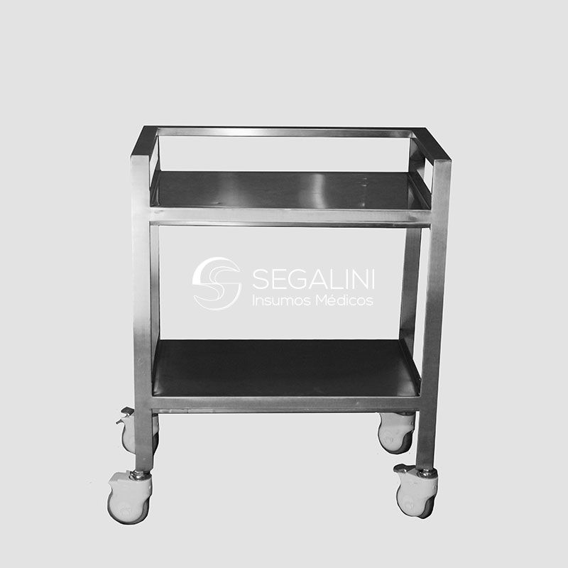 Carrito de acero inoxidable