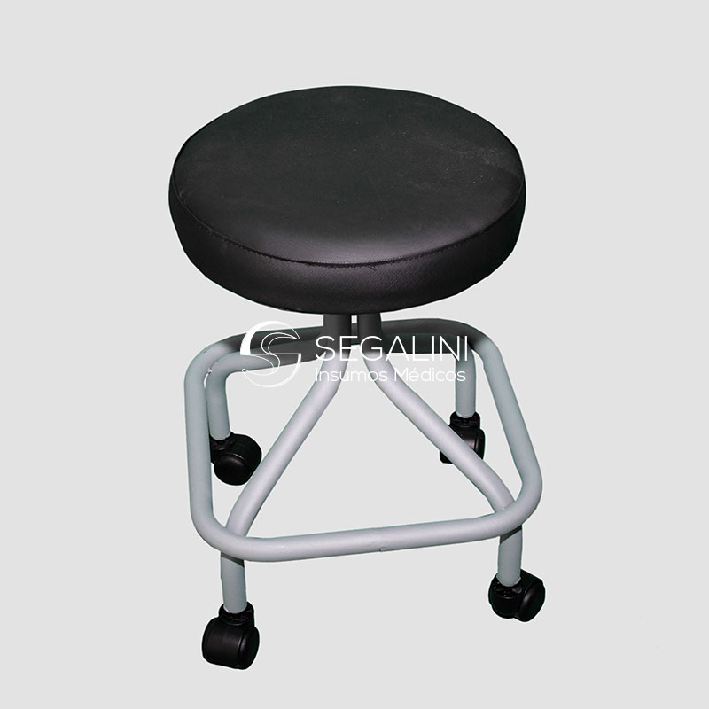 Taburete rodante 4 patas